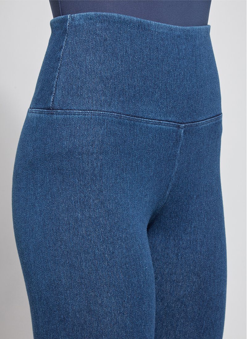 Lysse Denim Legging  Mid Wash