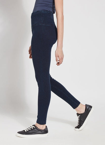 Lysse Denim Legging  Mid Wash