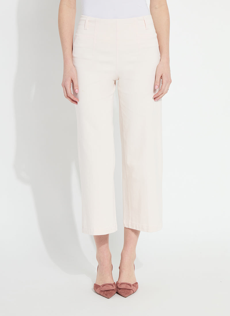 Lysse Layton Wide Leg Crop (26" Inseam) Barely Pink