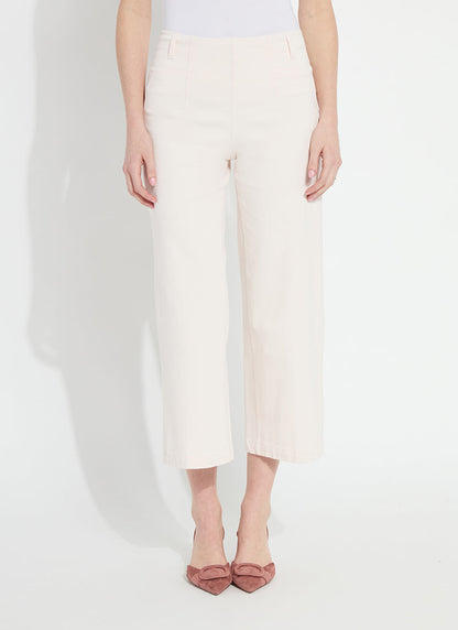 Lysse Layton Wide Leg Crop (26" Inseam) Barely Pink