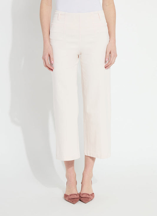 Lysse Layton Wide Leg Crop (26" Inseam) Barely Pink