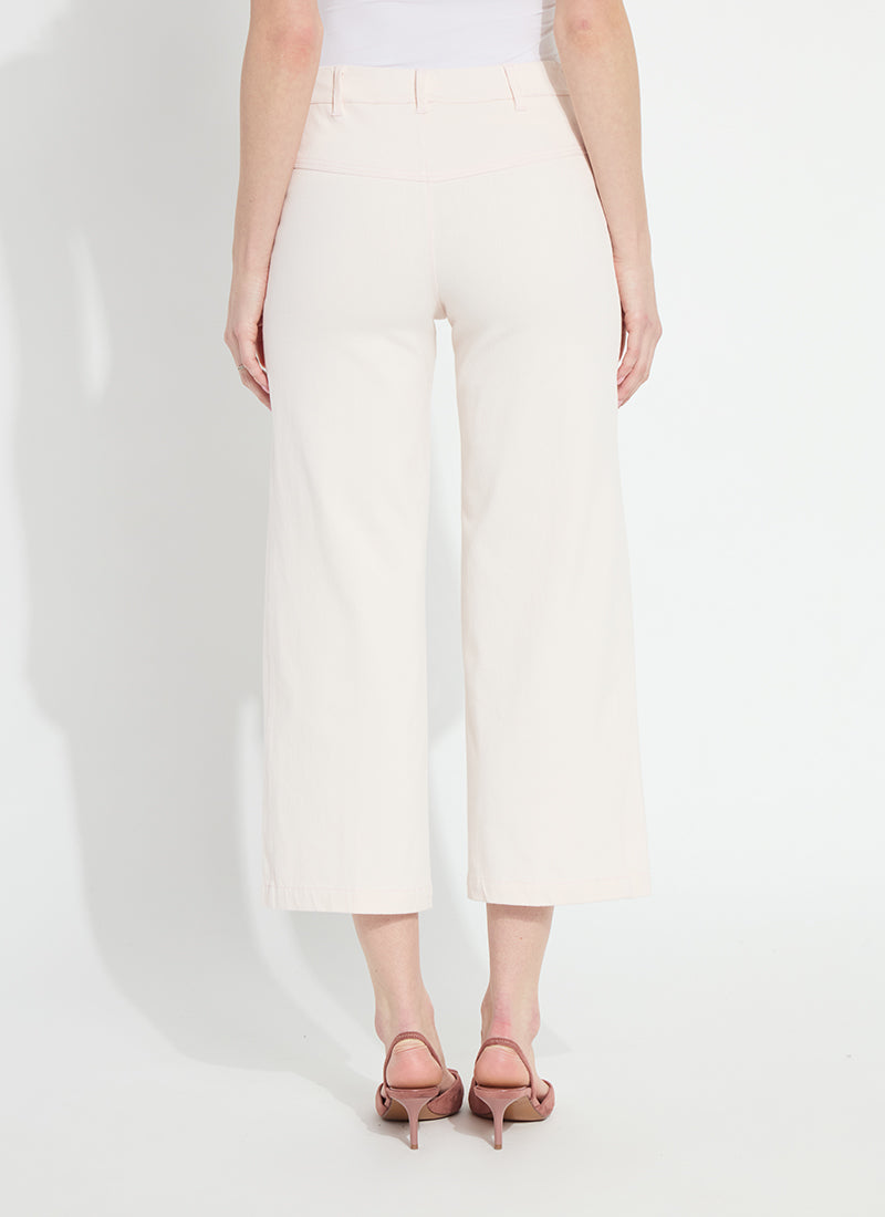 Lysse Layton Wide Leg Crop (26" Inseam) Barely Pink