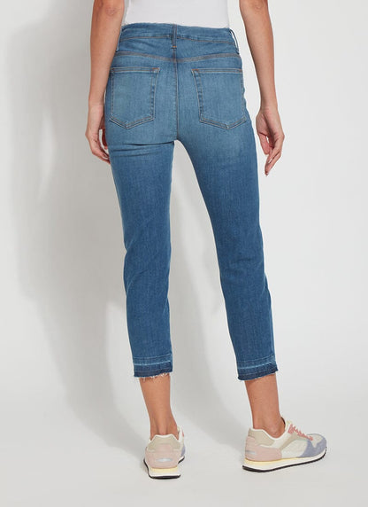 Lysse 'Holding Power' Premium Denim - Cropped Straight Leg (24.5" Inseam) Indigo Black