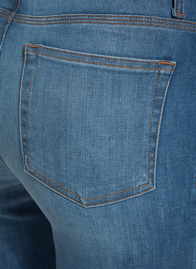 Lysse 'Holding Power' Premium Denim - Cropped Straight Leg (24.5" Inseam) Indigo Black
