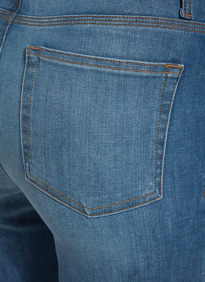 Lysse 'Holding Power' Premium Denim - Cropped Straight Leg (24.5" Inseam) Indigo Black