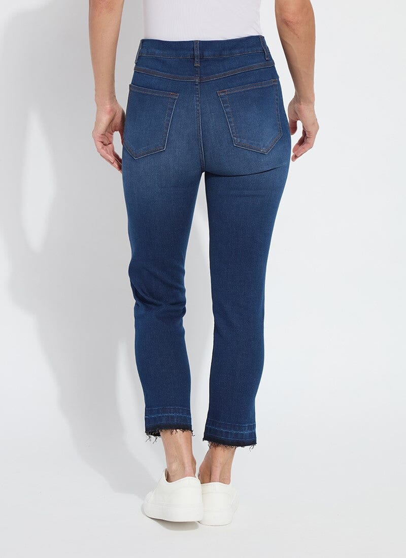 Lysse 'Holding Power' Premium Denim - Cropped Straight Leg (24.5" Inseam) Indigo Black