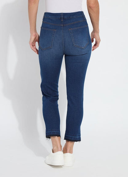 Lysse 'Holding Power' Premium Denim - Cropped Straight Leg (24.5" Inseam) Indigo Black