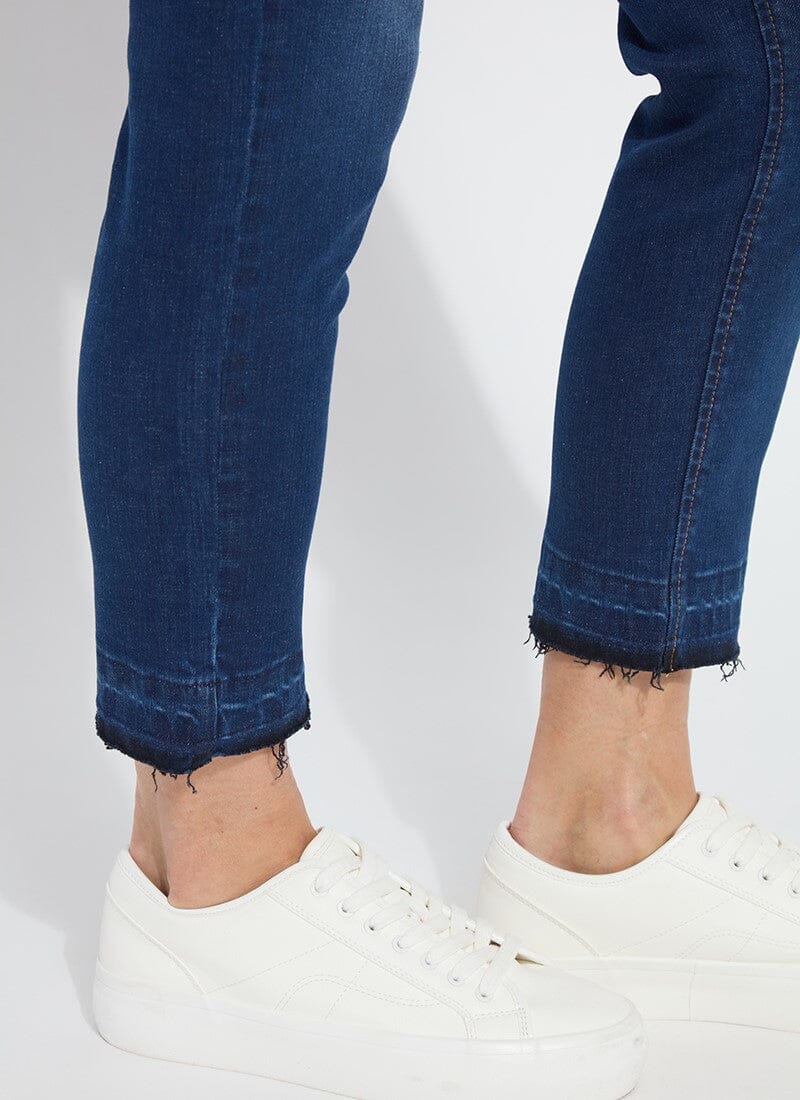 Lysse 'Holding Power' Premium Denim - Cropped Straight Leg (24.5" Inseam) Indigo Black