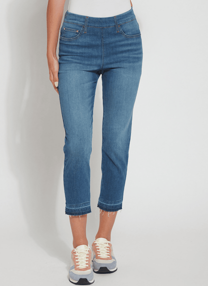 Lysse 'Holding Power' Premium Denim - Cropped Straight Leg (24.5" Inseam) Indigo Black