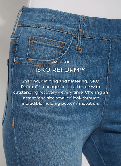 Lysse 'Holding Power' Premium Denim - Cropped Straight Leg (24.5" Inseam) Indigo Black