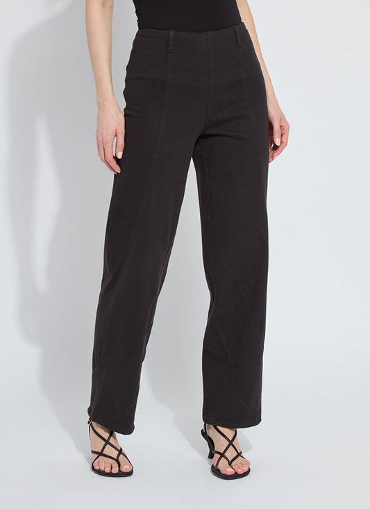 Lysse Amabel Seamed Barrel (31" Inseam) Black