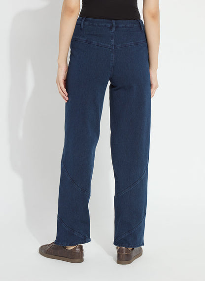 Lysse Amabel Seamed Barrel (31" Inseam) Black