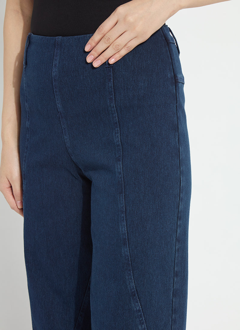Lysse Amabel Seamed Barrel (31" Inseam) Black