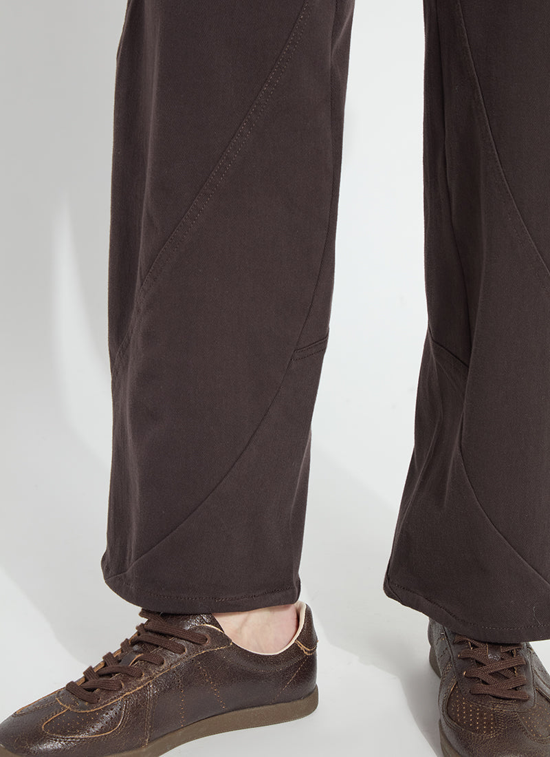 Lysse Amabel Seamed Barrel (31" Inseam) Black