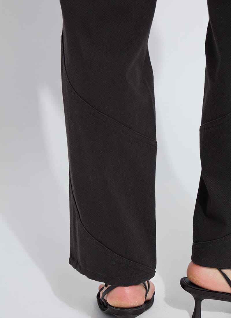 Lysse Amabel Seamed Barrel (31" Inseam) Black