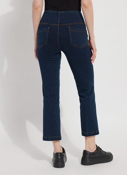 Lysse Ankle Denim Baby Bootcut (27" Inseam) Mid Wash