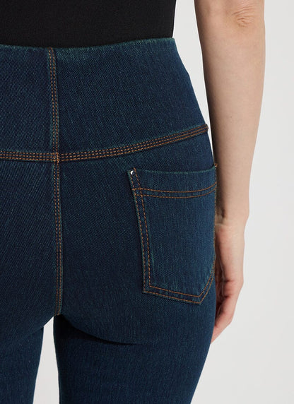 Lysse Ankle Denim Baby Bootcut (27" Inseam) Mid Wash