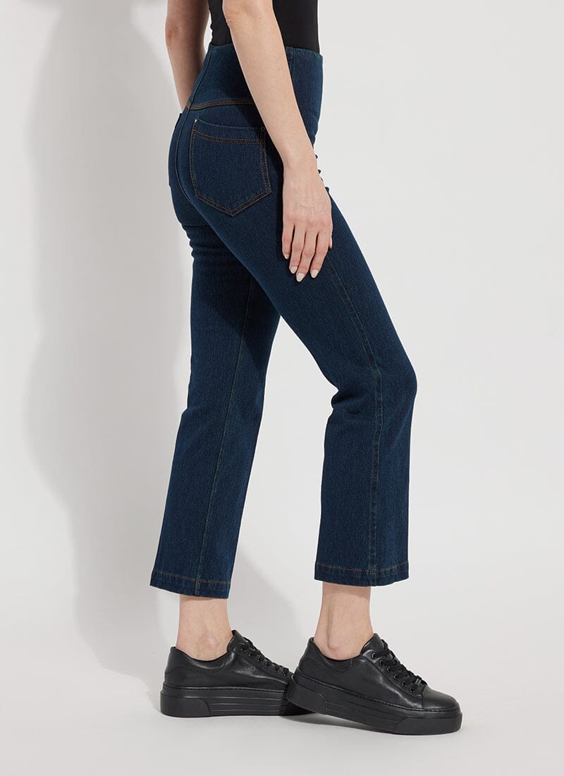 Lysse Ankle Denim Baby Bootcut (27" Inseam) Mid Wash
