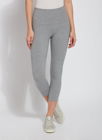 Lysse Flattering Cotton Crop Legging  Black