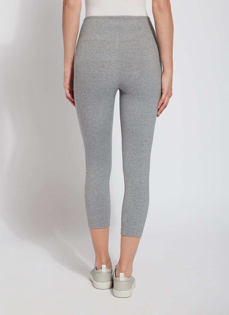 Lysse Flattering Cotton Crop Legging  Black