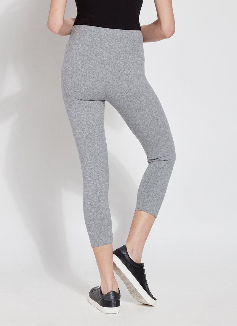 Lysse Flattering Cotton Crop Legging  Black