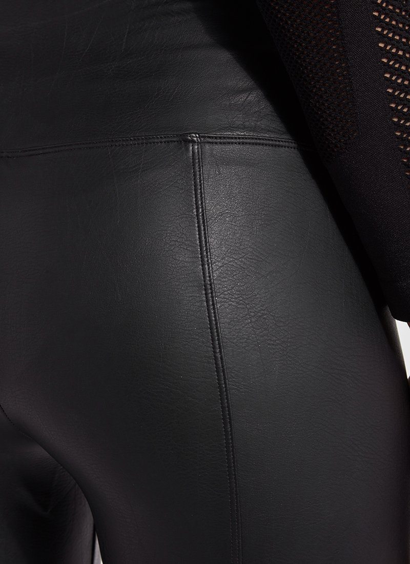 Lysse Textured Leather Legging (28.5" Inseam) Kohl Black