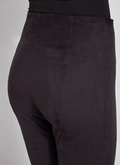 Lysse Hi Waist Suede Legging (28.5" Inseam) Black