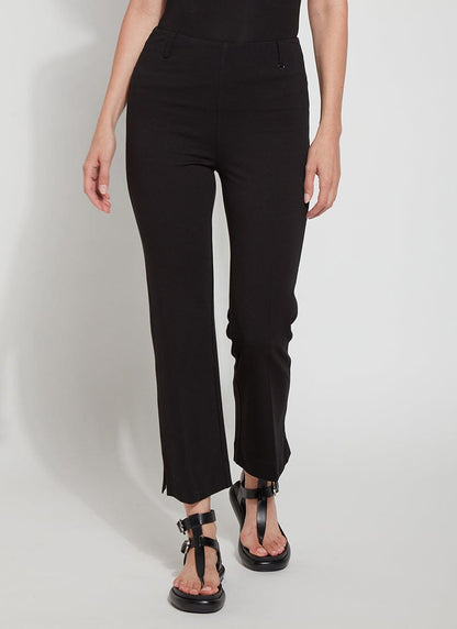 Lysse Ankle Baby Bootcut Ponte (27" Inseam) Black