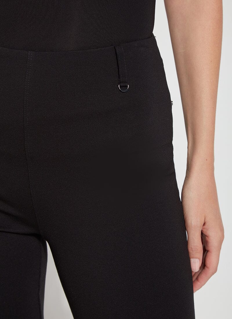 Lysse Ankle Baby Bootcut Ponte (27" Inseam) Black
