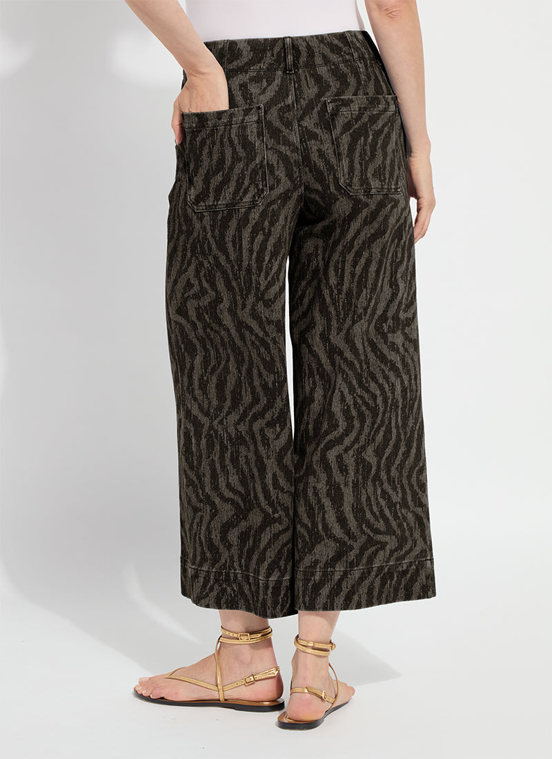 Lysse Leo Palazzo Denim (25" Inseam) Current Ripples