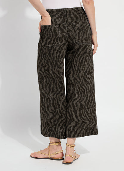 Lysse Leo Palazzo Denim (25" Inseam) Current Ripples