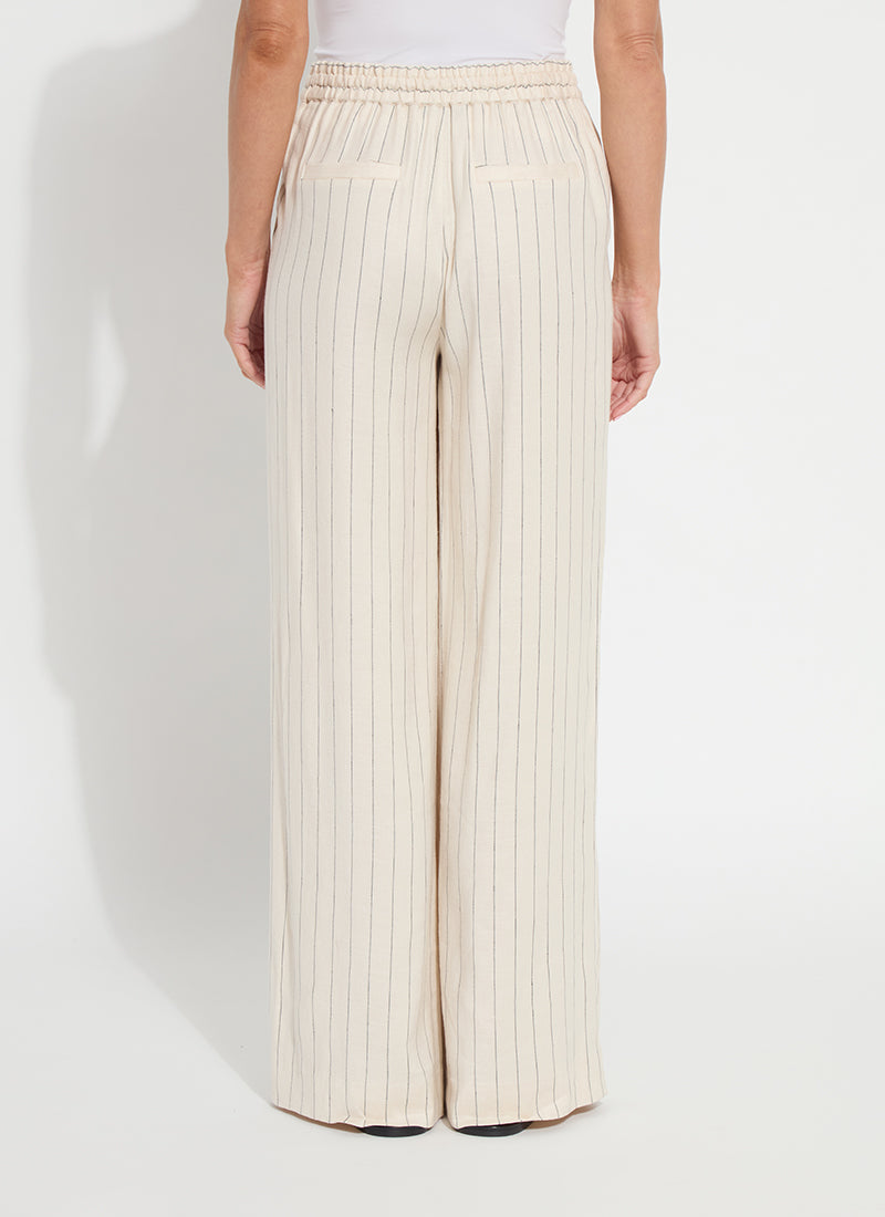 Lysse Iria Pleated Drawstring Wide Leg Pant (31" Inseam) Summer Linea