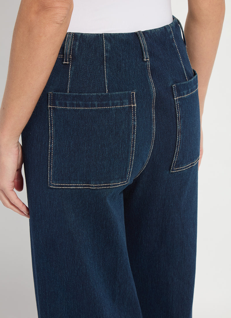 Lysse Nova Hi Waist Pintuck Denim (29.5" Inseam) Barely Pink
