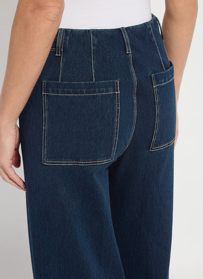 Lysse Nova Hi Waist Pintuck Denim (29.5" Inseam) Barely Pink