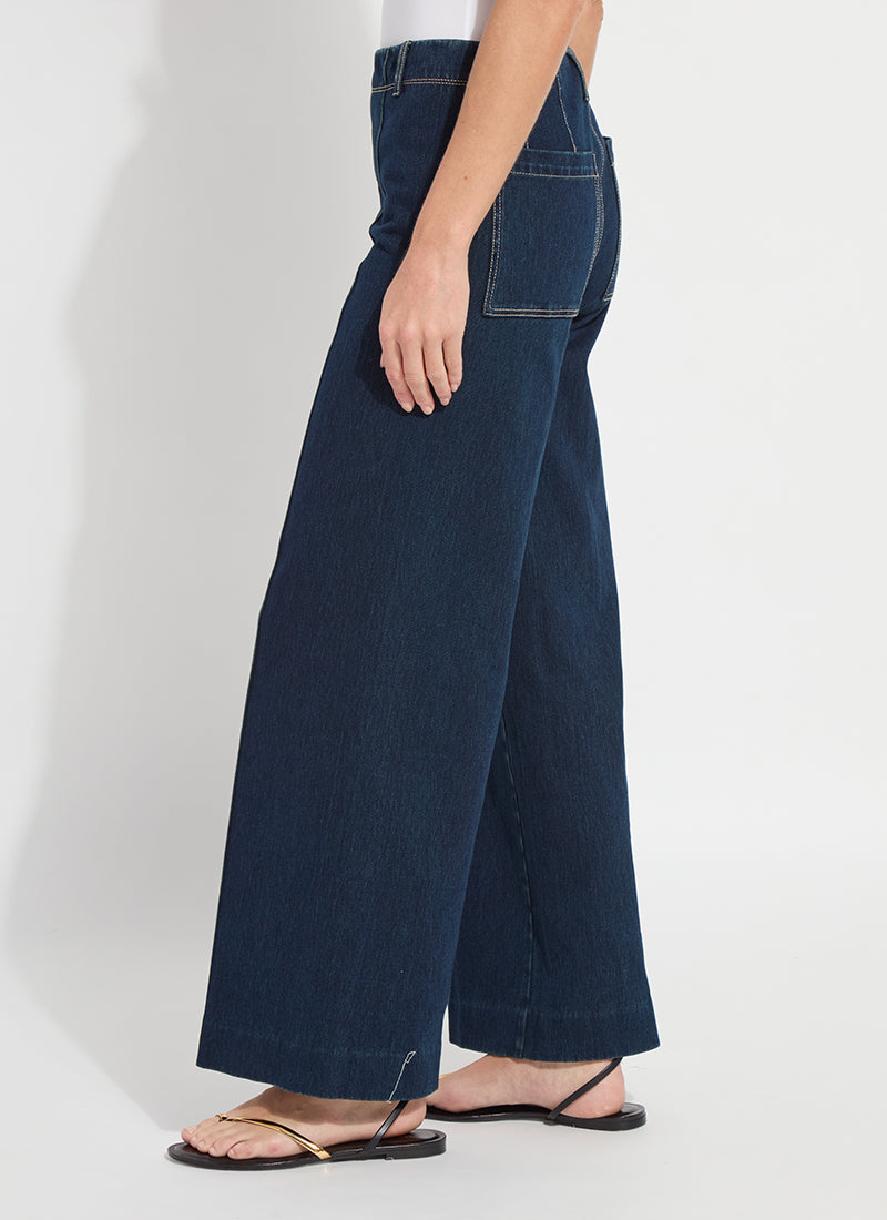 Lysse Nova Hi Waist Pintuck Denim (29.5" Inseam) Barely Pink