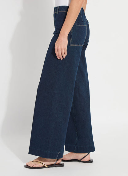 Lysse Nova Hi Waist Pintuck Denim (29.5" Inseam) Barely Pink