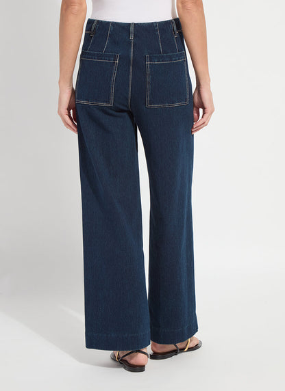 Lysse Nova Hi Waist Pintuck Denim (29.5" Inseam) Barely Pink