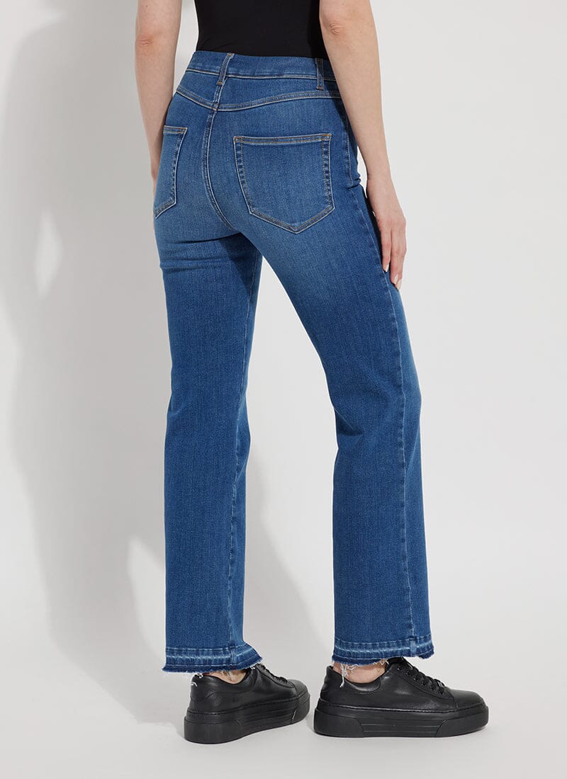 Lysse 'Holding Power' Premium Denim Relaxed Straight (30" Inseam) Authentic Midwash