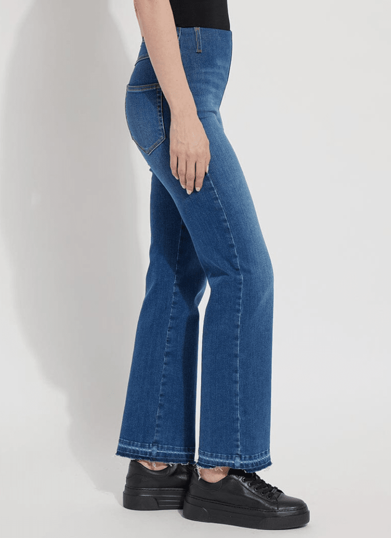 Lysse 'Holding Power' Premium Denim Relaxed Straight (30" Inseam) Authentic Midwash