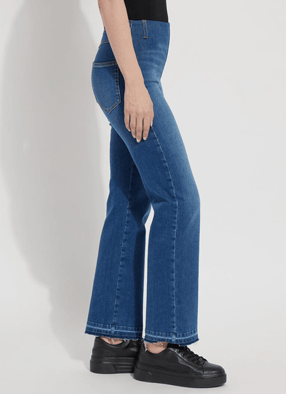 Lysse 'Holding Power' Premium Denim Relaxed Straight (30" Inseam) Authentic Midwash