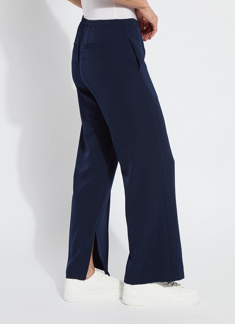 Lysse Genevieve Drawstring Trouser (28" Inseam) True Navy