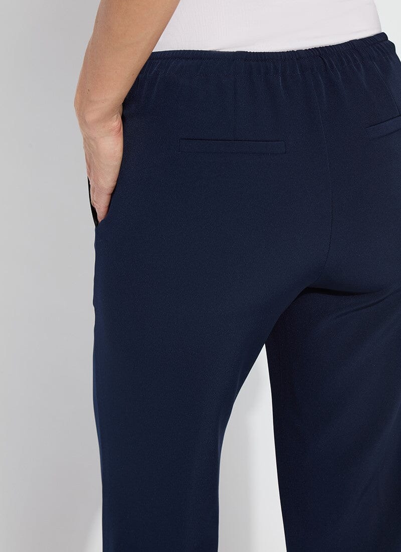 Lysse Genevieve Drawstring Trouser (28" Inseam) True Navy