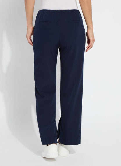 Lysse Genevieve Drawstring Trouser (28" Inseam) True Navy
