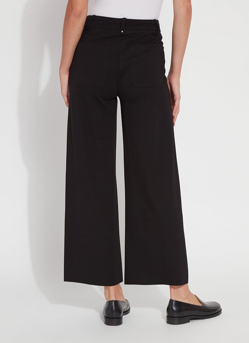 Lysse Erin Hi Waist Wide Leg Ponte (28" Inseam) Black