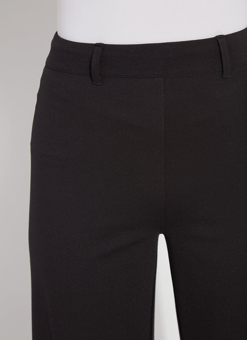 Lysse Erin Hi Waist Wide Leg Ponte (28" Inseam) Black