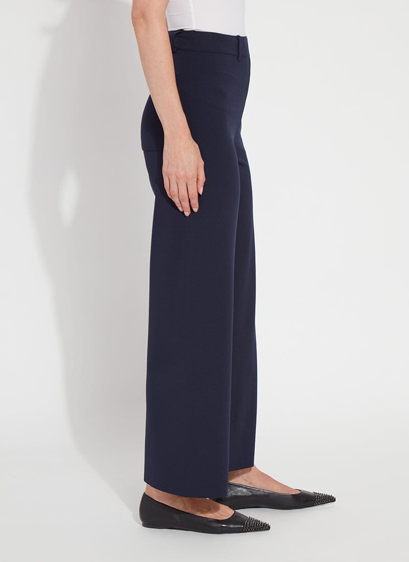 Lysse Erin Hi Waist Wide Leg Ponte (28" Inseam) Black