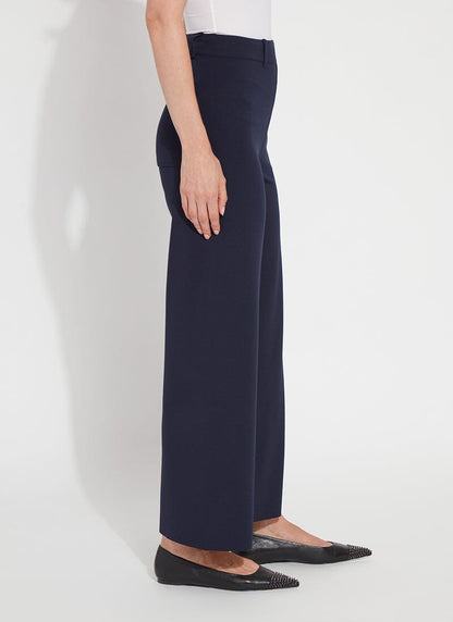 Lysse Erin Hi Waist Wide Leg Ponte (28" Inseam) Black