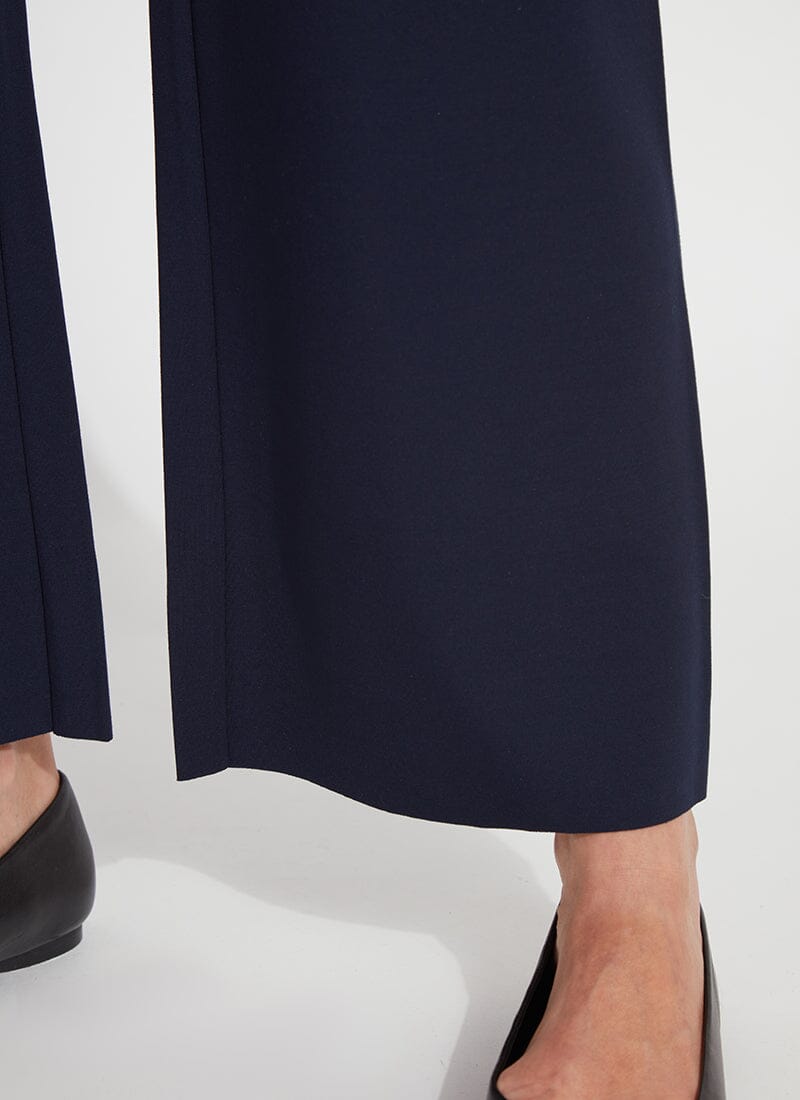 Lysse Erin Hi Waist Wide Leg Ponte (28" Inseam) Black