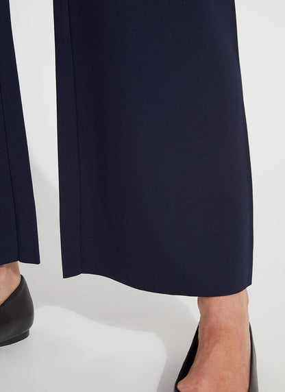 Lysse Erin Hi Waist Wide Leg Ponte (28" Inseam) Black
