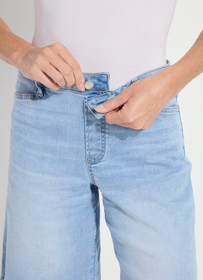 Lysse Lennon Everyday Bermuda Short Denim (11" Inseam) Bleached Blue